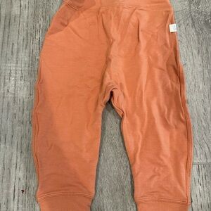 Baby Tencel Joggers Pant in a beautiful soft orange color